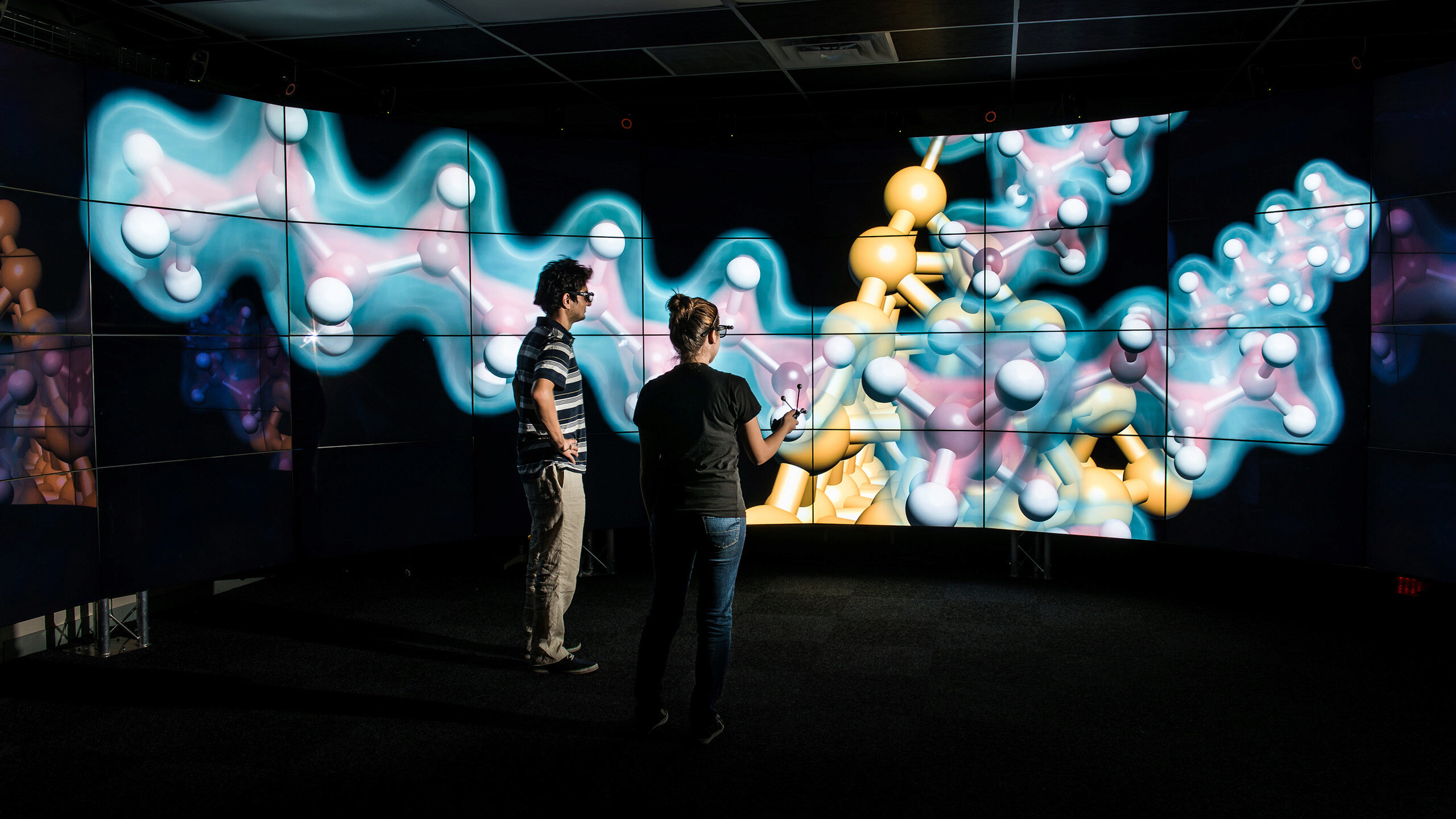 Electron Density of a Molecular Dataset