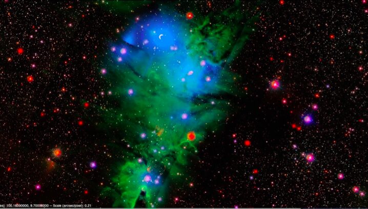 Astroshelf: Panning and Zooming the Observable Universe