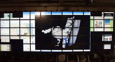 Automated Content Organization on Large High-Resolution Displays