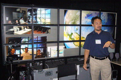 Calit2 and EVL: CAVEwave, OptIPuter as Catalysts for Wide-Ranging Innovations