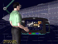 A Tele-Immersive Environment for Collaborative Exploratory Analysis of Massive Data Sets