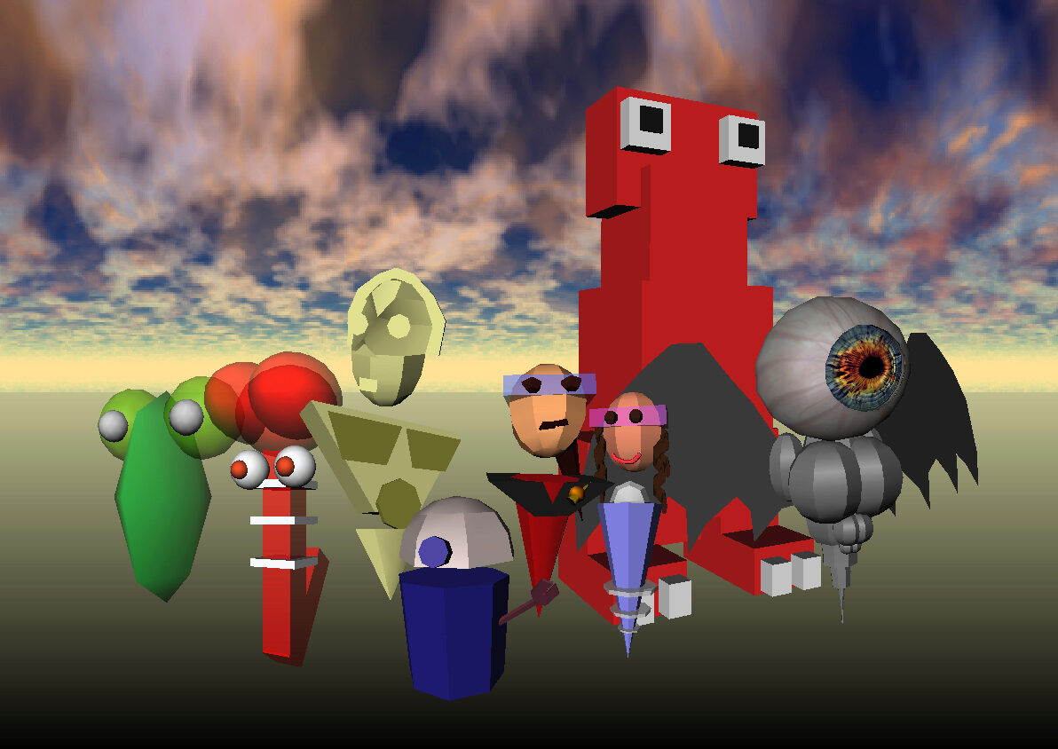 Multi-Perspective Collaborative Design in Persistent Networked Virtual Environments