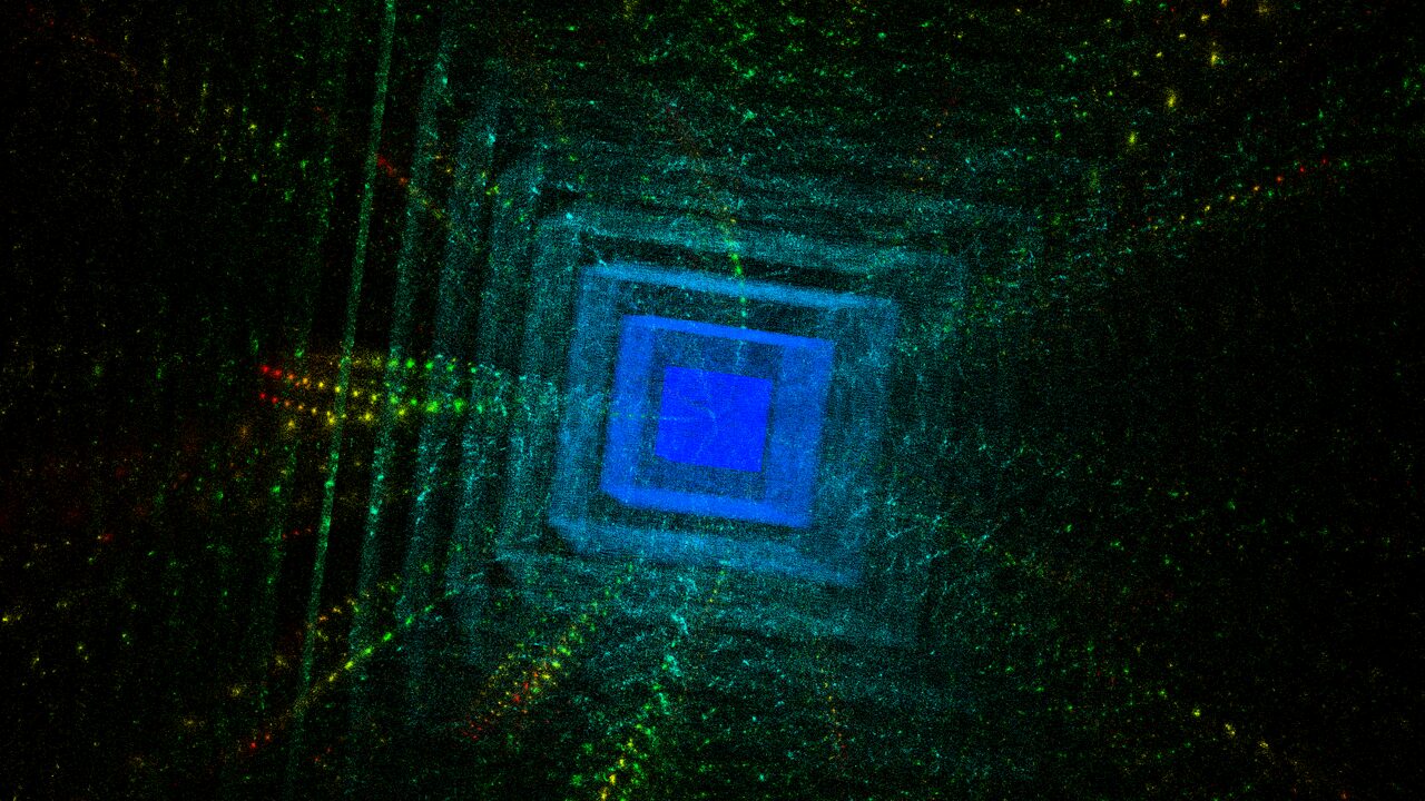 Halos in a Dark Sky: Visualizing the Universe