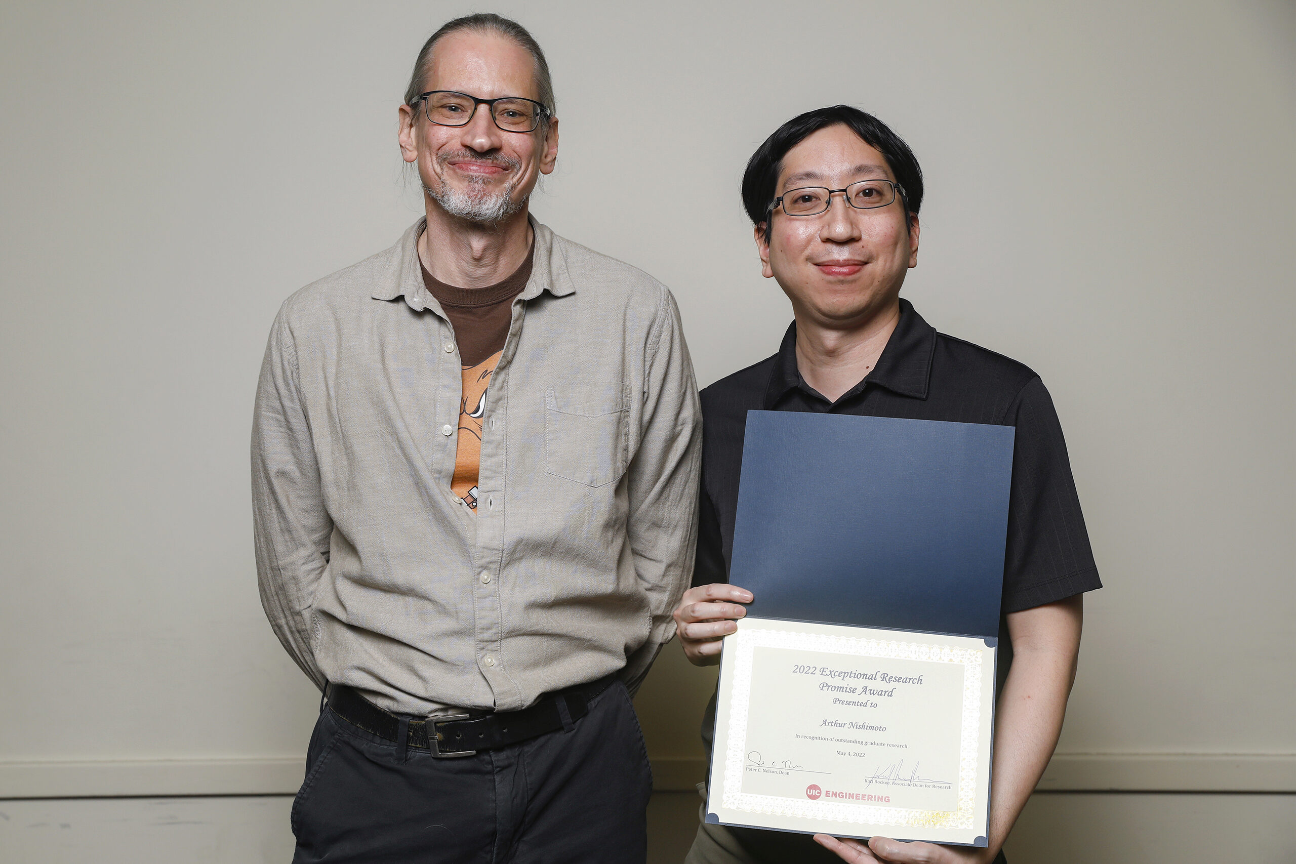 EVL PhD Candidate Arthur Nishimoto Recognized with the COE Exceptional Research Promise Award