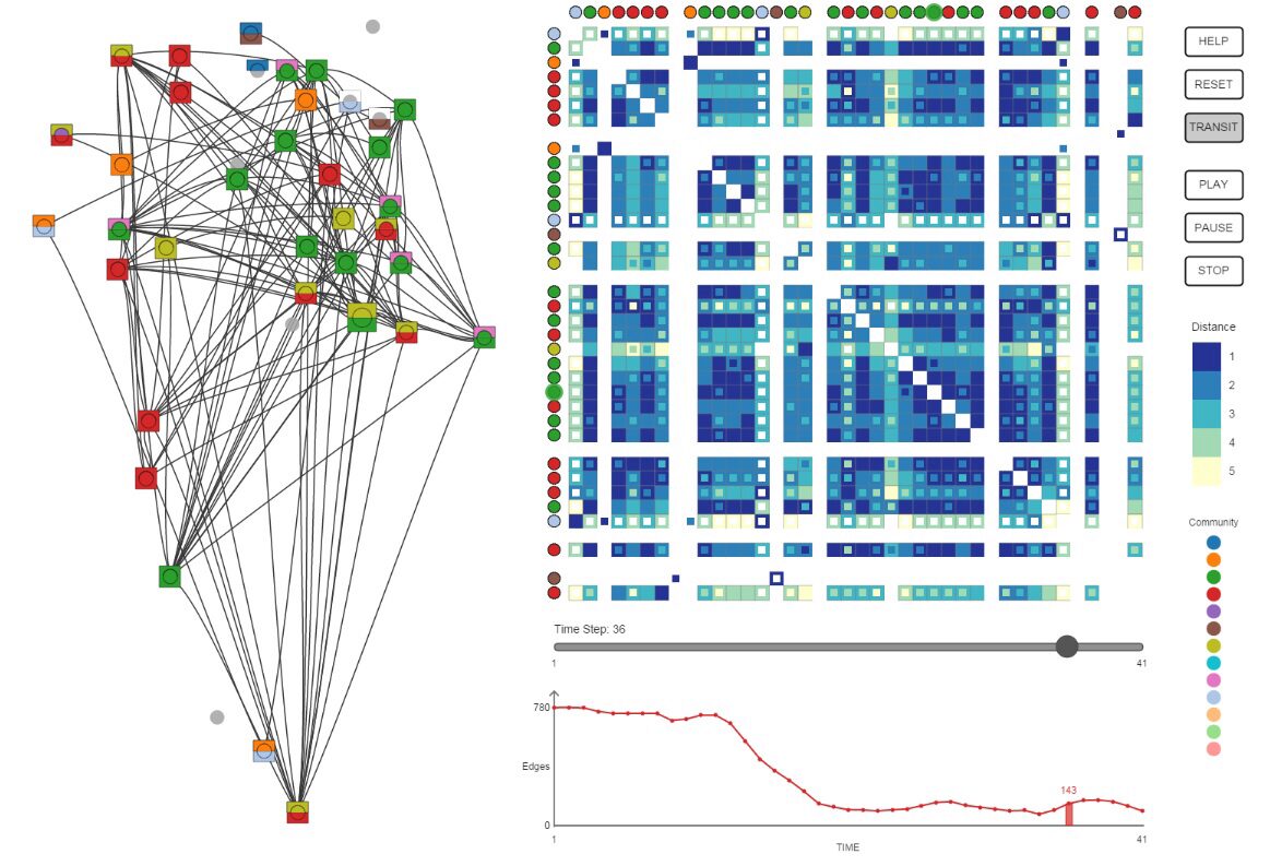 Visualizing Dynamic Brain Networks Using an Animated Dual-Representation