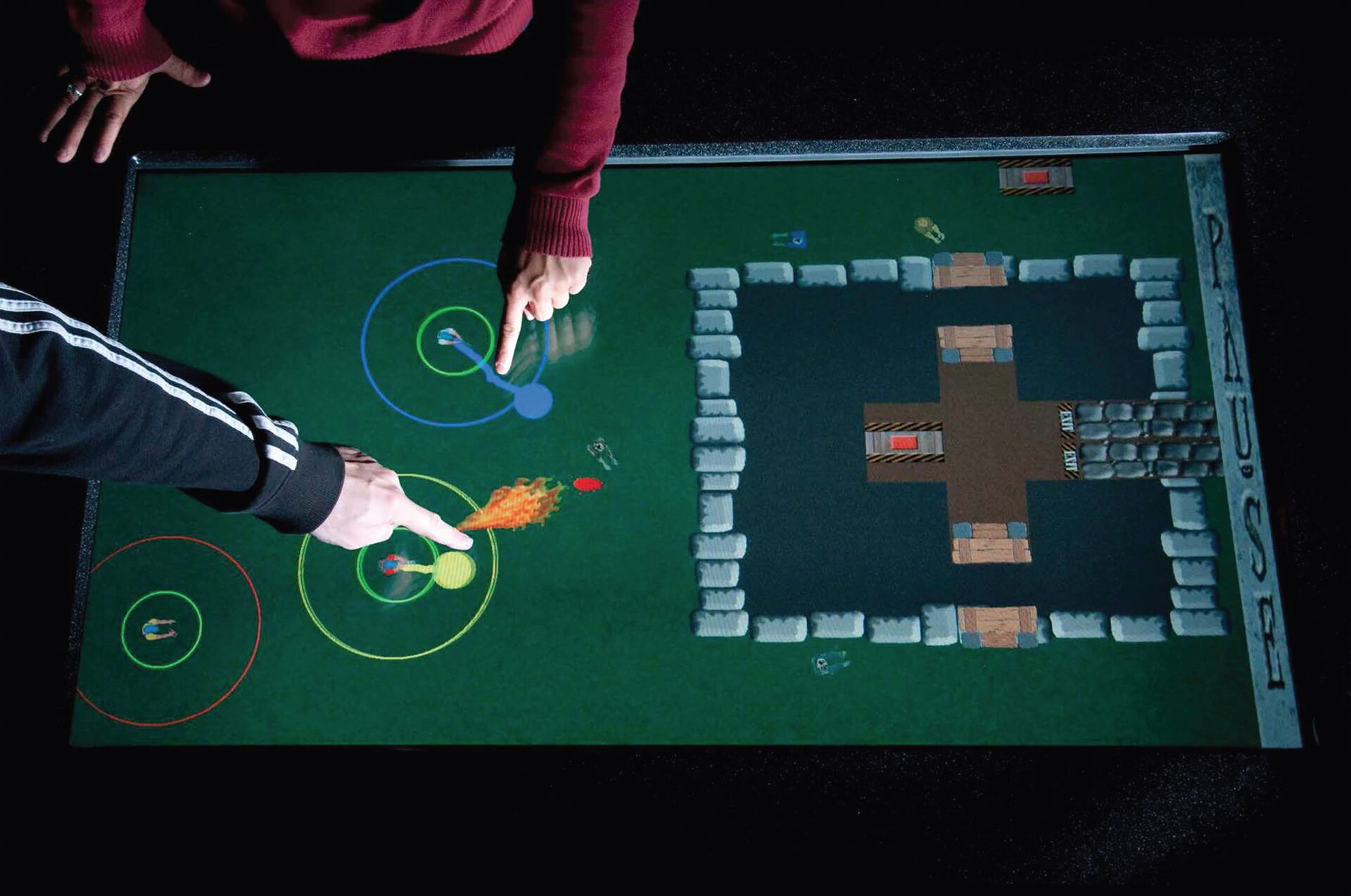 Design Guidelines for Multiplayer Video Games on Multi-touch Displays