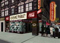 Distance Learning Classroom Using Virtual Harlem