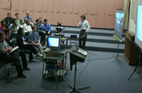 GeoWall Demonstration at Illinois Math and Science Academy