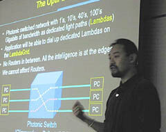Leigh Presents EVL Research at VizGRID Symposium 2002