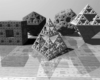 Computer Display of Linear Fractal Surfaces