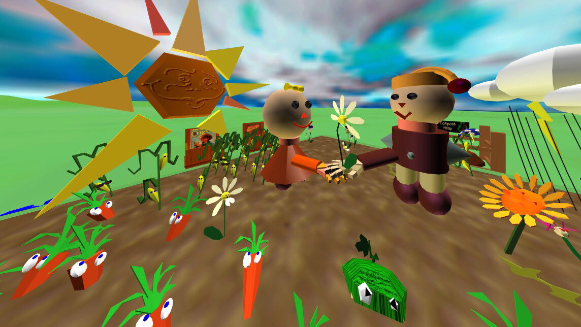 Learning and Building Together in a Virtual World