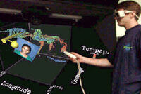 The Tele-Immersive Data Explorer (TIDE): A Distributed Architecture for Tele-immersive Scientific Visualization