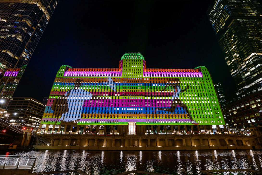 UIC CS News Features Larger than life: CS faculty participate in public art project in downtown Chicago