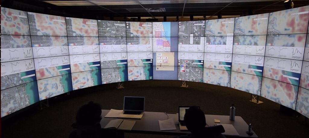 Exploratory Visual Analysis in Large High-Resolution Display Environments