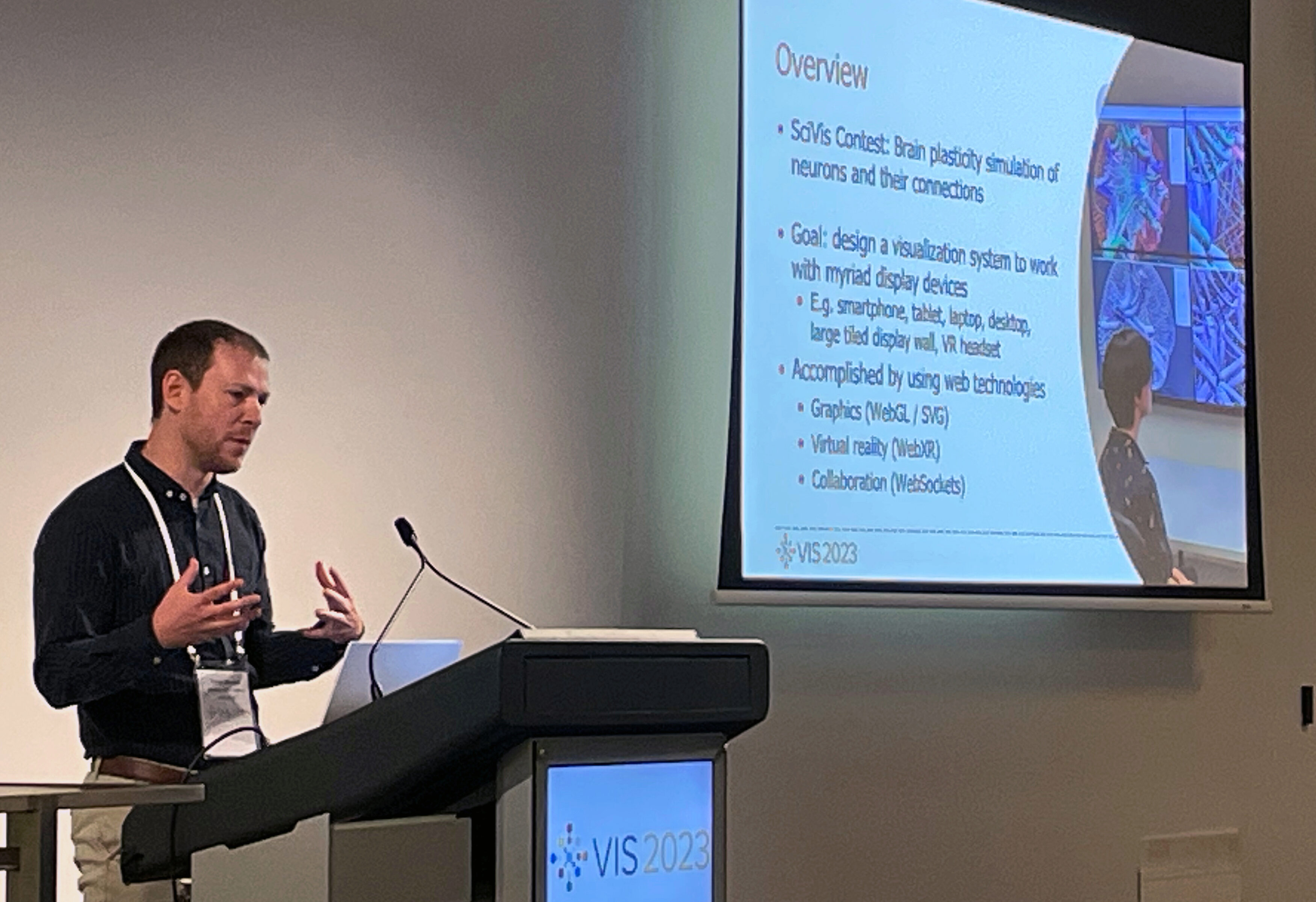 EVL Alumni Win Best Workflow and 1st Place Overall at 2023 IEEE SciVis Contest