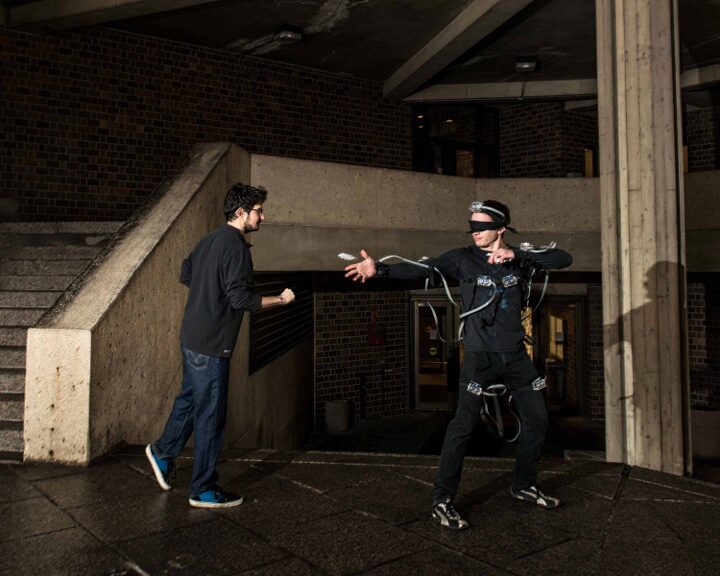 Spidey-sense suit tingles when someone gets too close