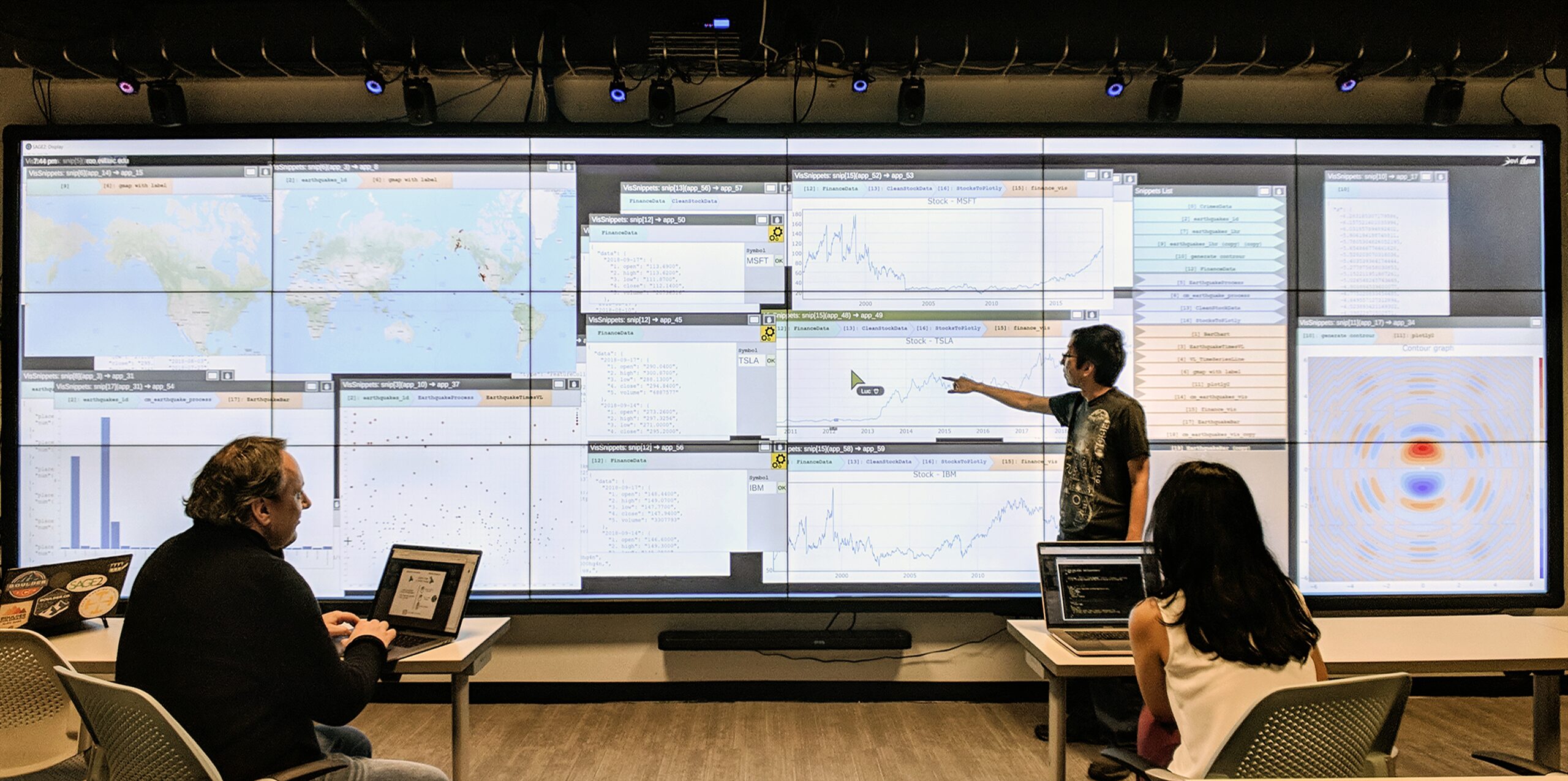 VisSnippets: A Web-Based System for Impromptu Collaborative Data Exploration on Large Displays